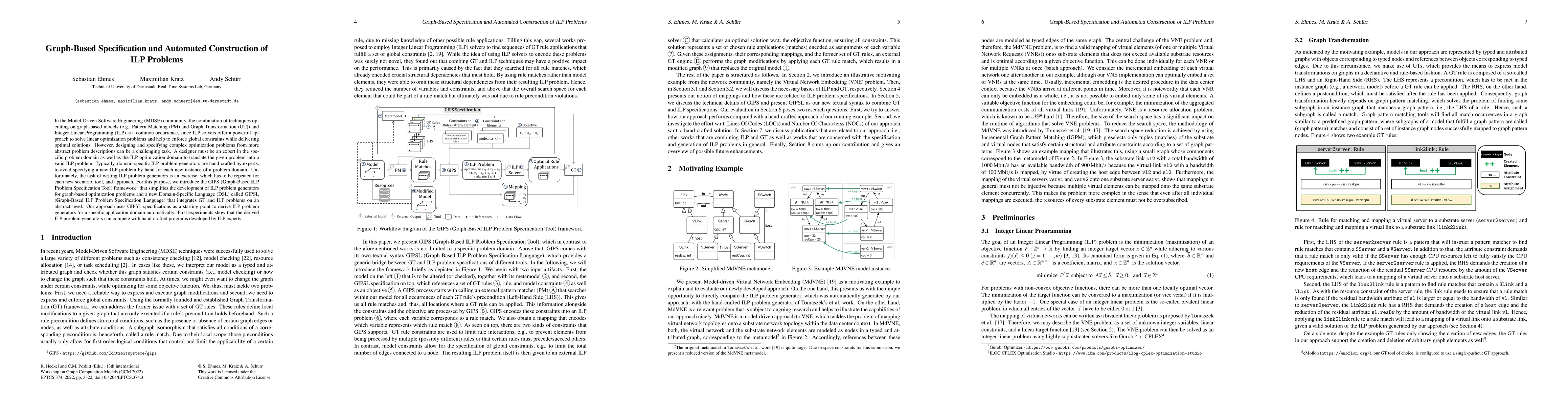 Thumbnail for Graph-Based Specification and Automated Construction of ILP Problems