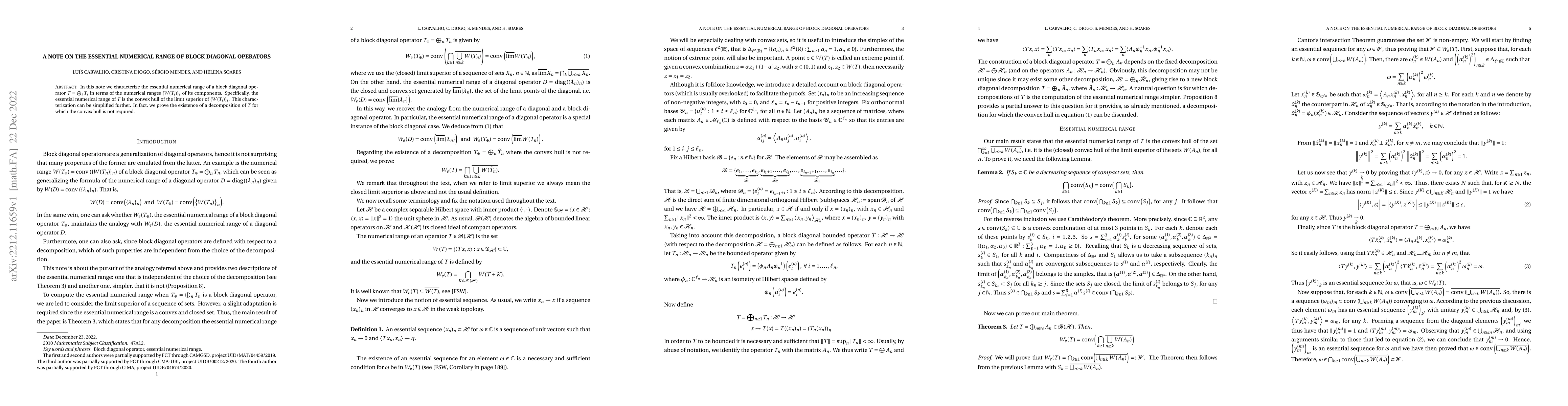 Thumbnail for A note on the essential numerical range of block diagonal operators