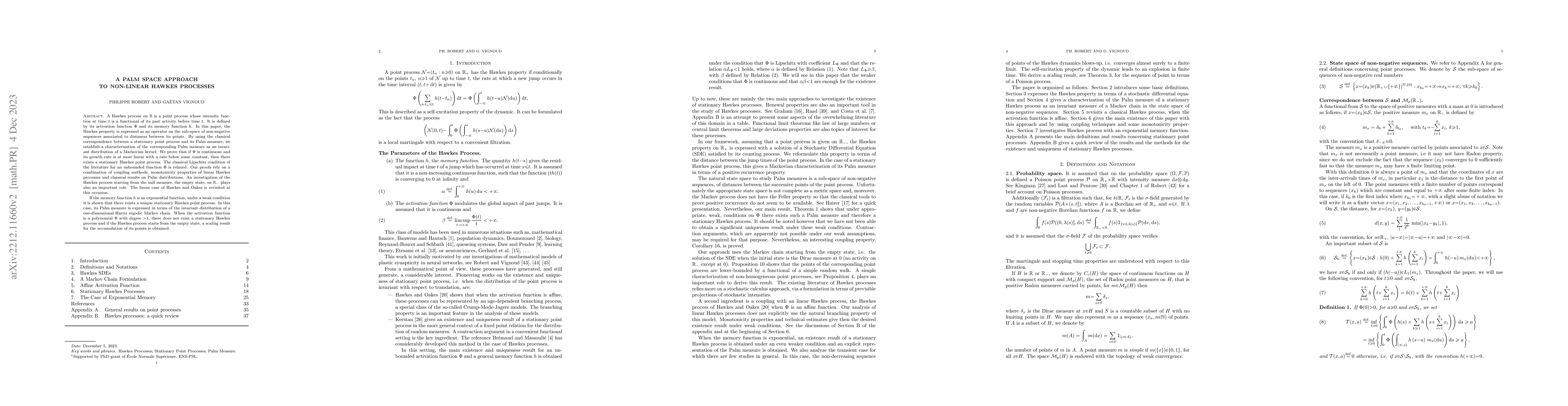 Thumbnail for A Palm Space Approach to Non-Linear Hawkes Processes