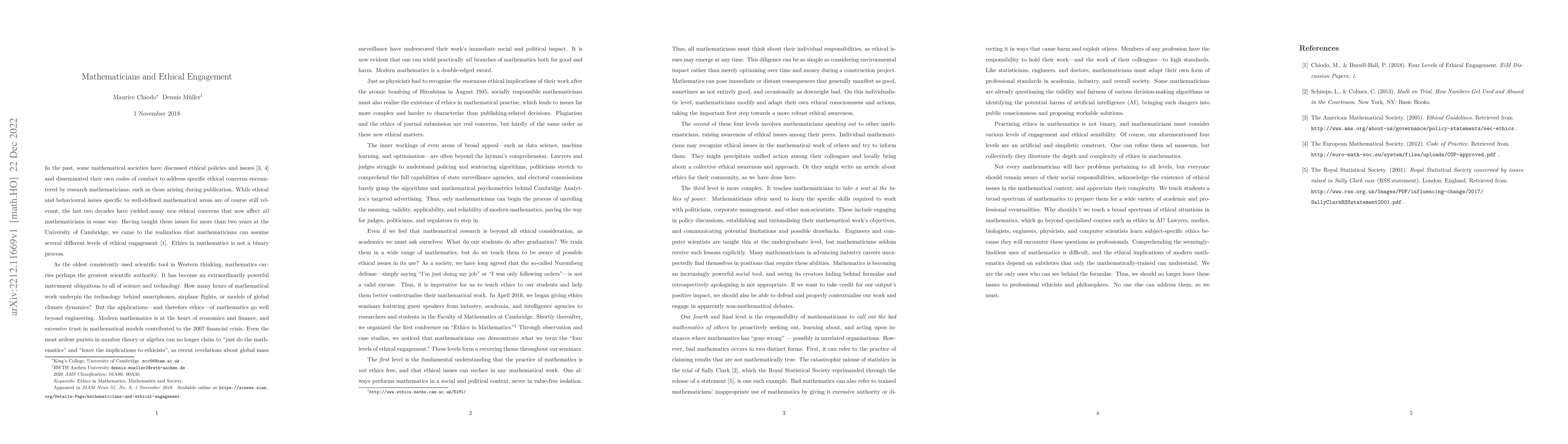 Thumbnail for Mathematicians and Ethical Engagement