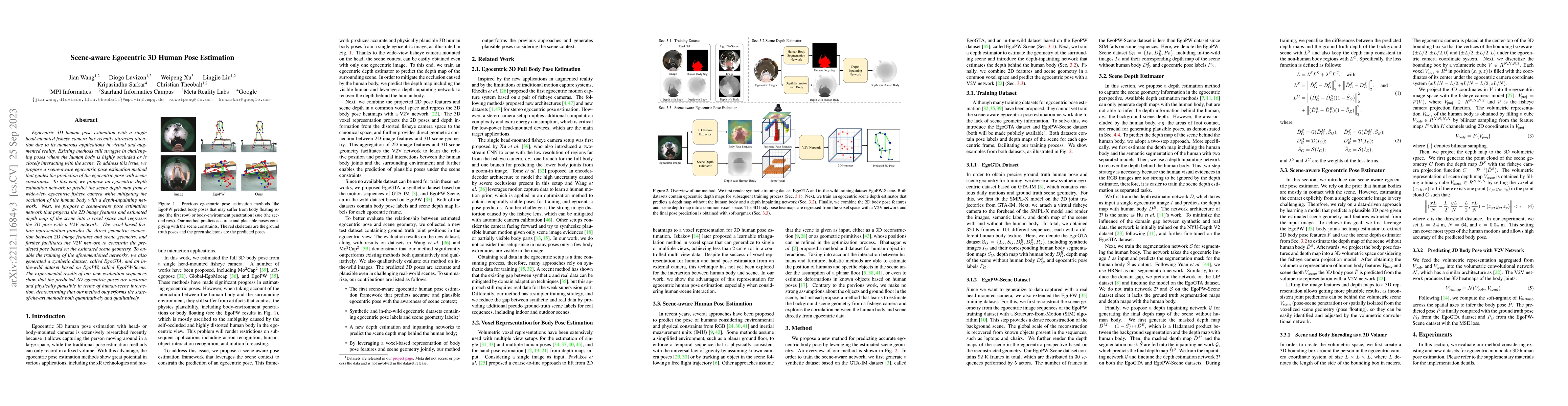 Thumbnail for Scene-aware Egocentric 3D Human Pose Estimation