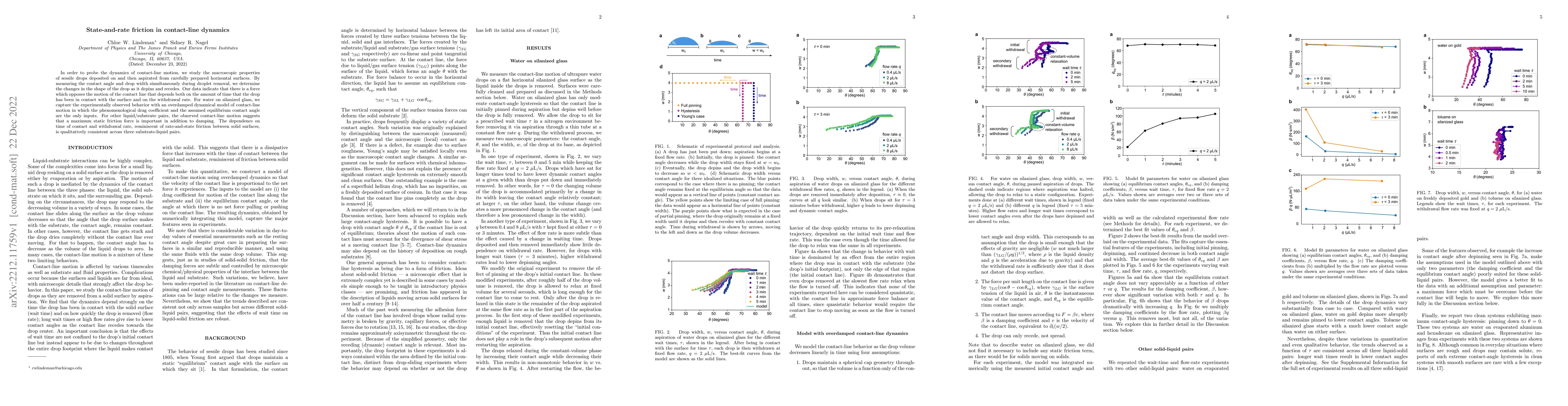 Thumbnail for State-and-rate friction in contact-line dynamics