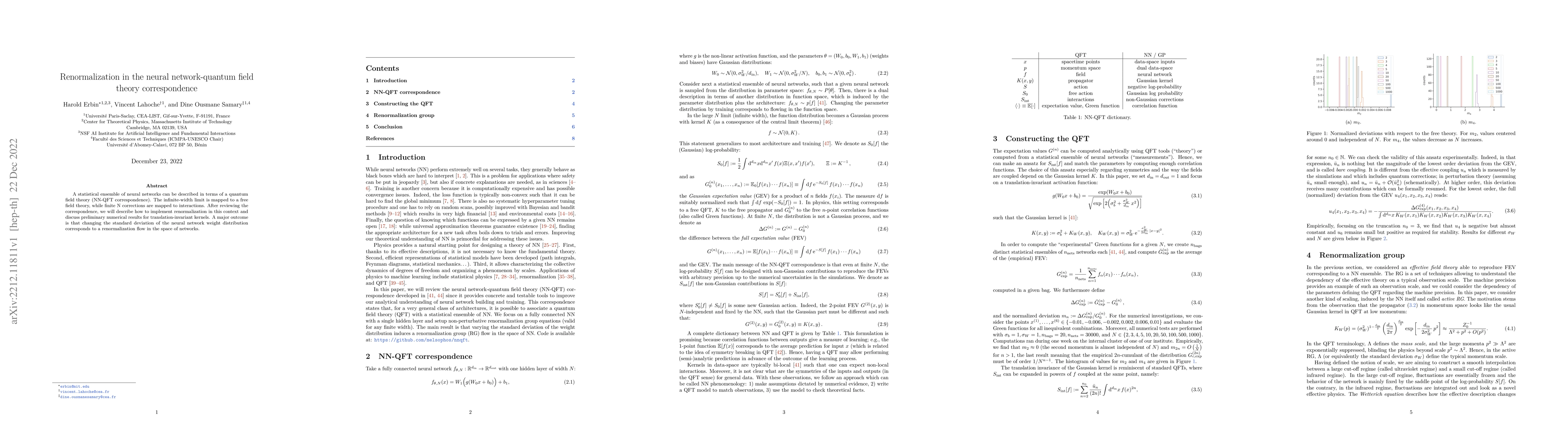 Thumbnail for Renormalization in the neural network-quantum field theory
  correspondence