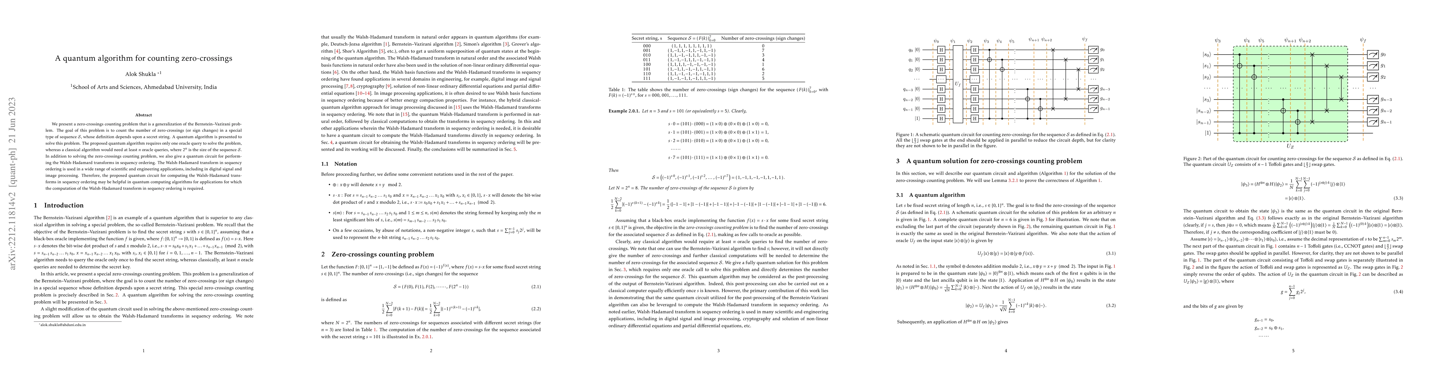 Thumbnail for A quantum algorithm for counting zero-crossings
