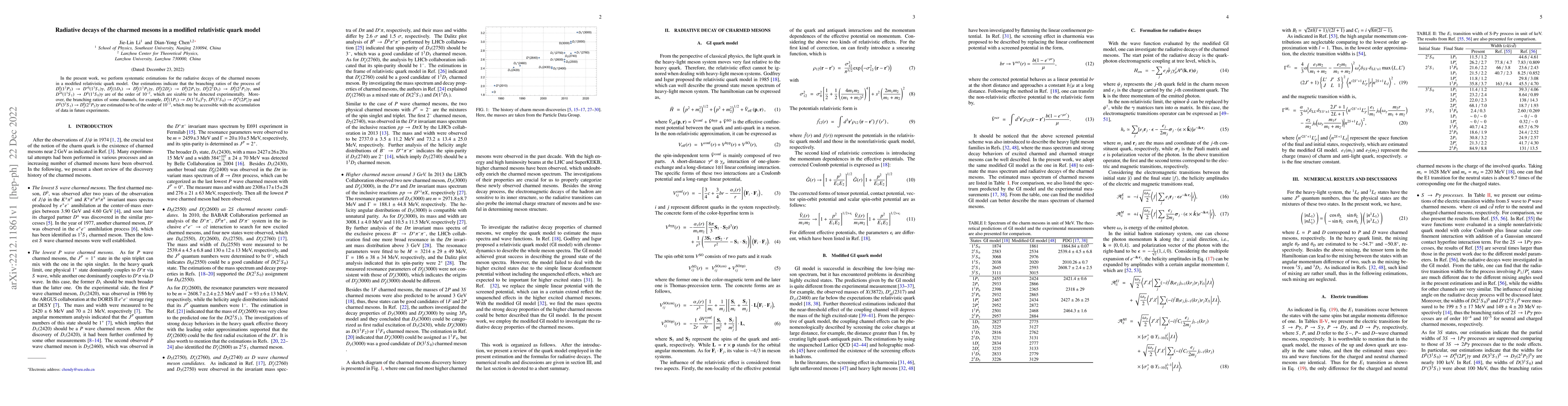 Thumbnail for Radiative decays of the charmed mesons in a modified relativistic quark
  model