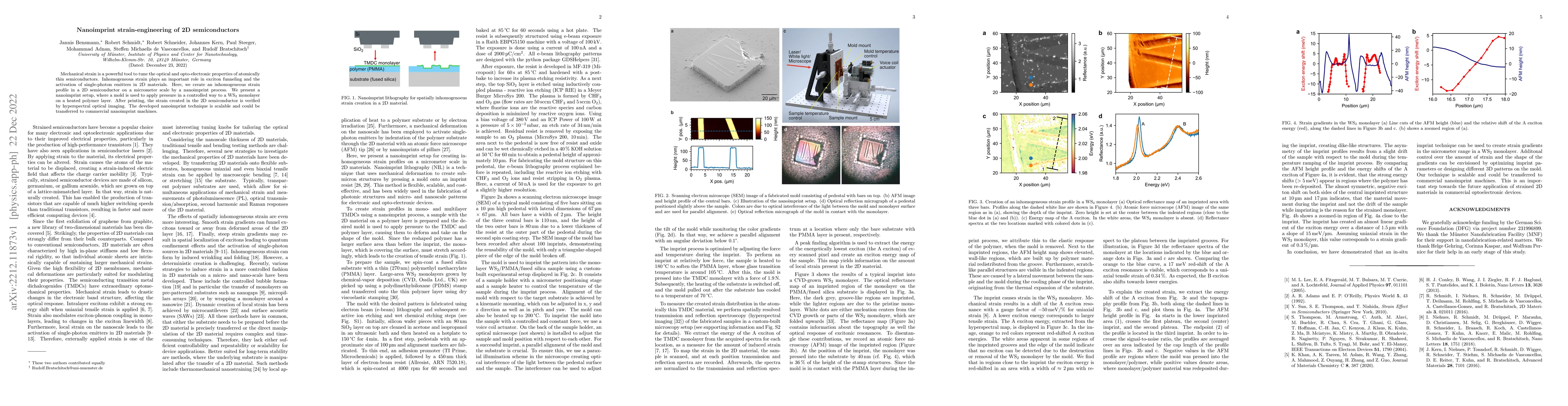 Thumbnail for Nanoimprint strain-engineering of 2D semiconductors