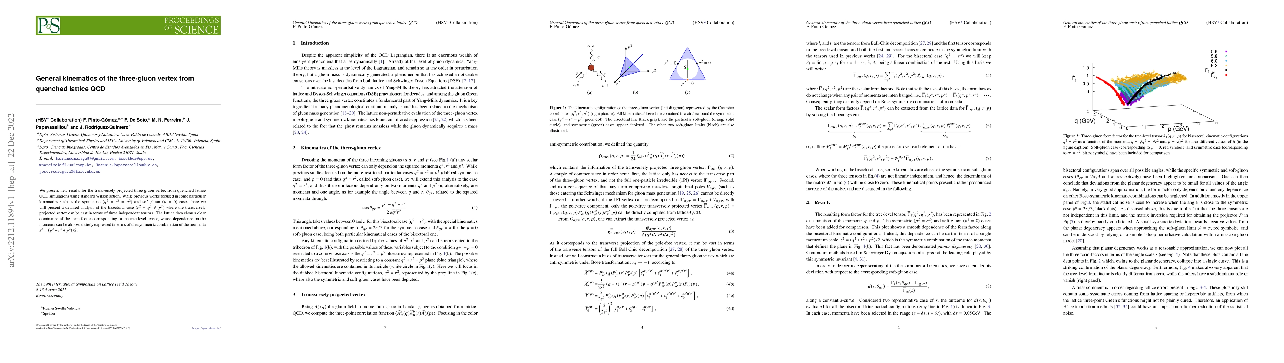 Thumbnail for General kinematics of the three-gluon vertex from quenched lattice QCD
