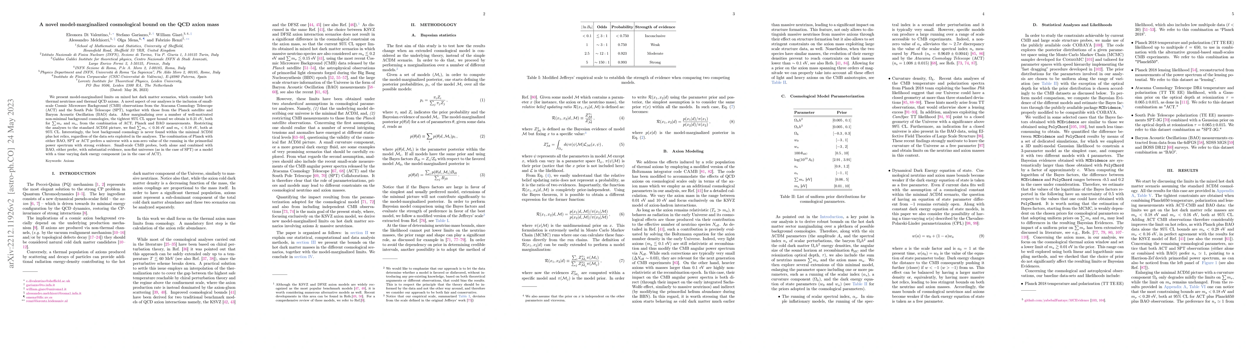 Thumbnail for A novel model-marginalized cosmological bound on the QCD axion mass