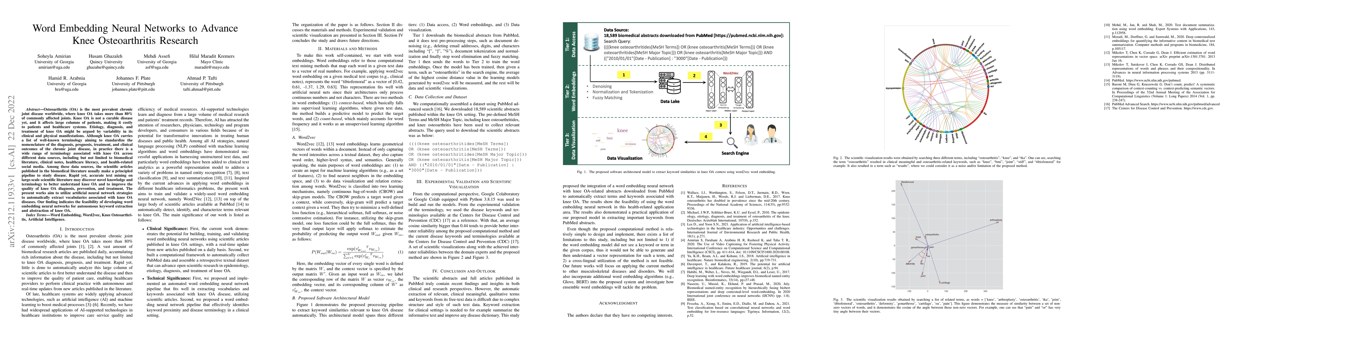 Thumbnail for Word Embedding Neural Networks to Advance Knee Osteoarthritis Research