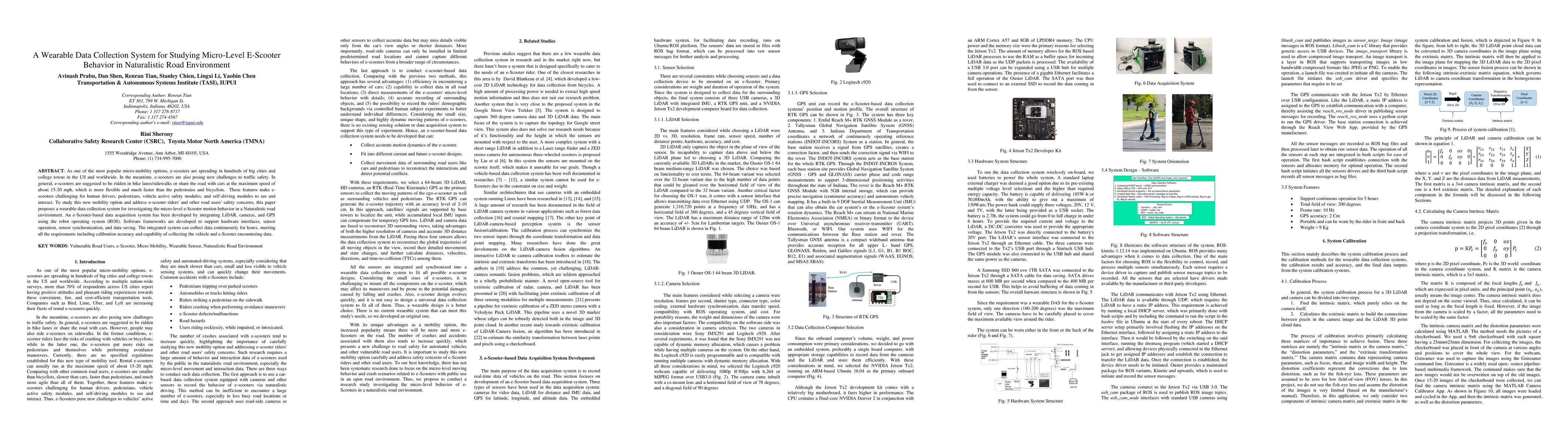 Thumbnail for A Wearable Data Collection System for Studying Micro-Level E-Scooter
  Behavior in Naturalistic Road Environment