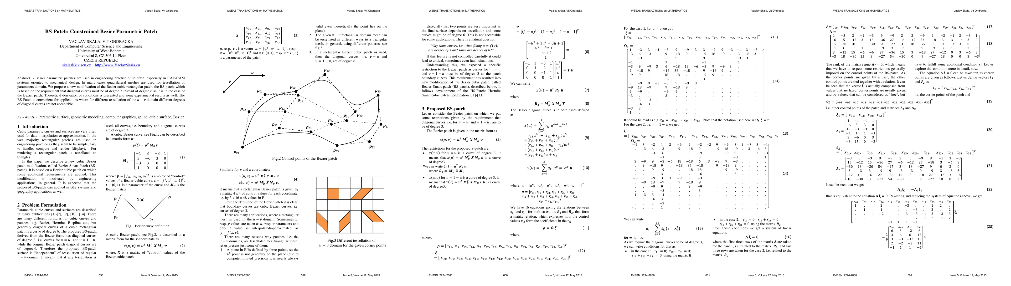 Thumbnail for BS-Patch: Constrained Bezier Parametric Patch