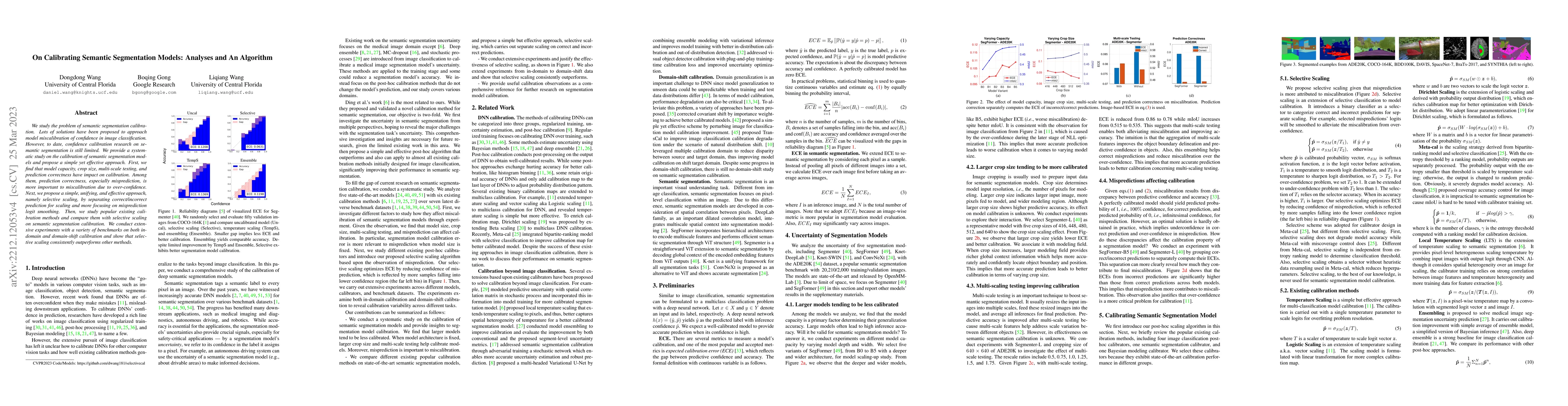 Thumbnail for On Calibrating Semantic Segmentation Models: Analyses and An Algorithm