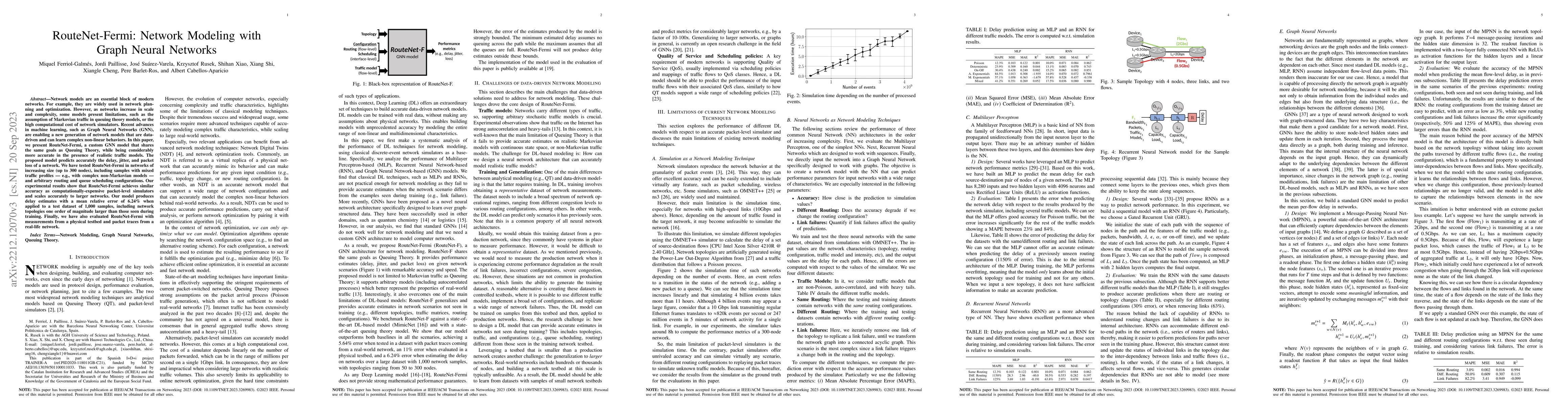 Thumbnail for RouteNet-Fermi: Network Modeling with Graph Neural Networks