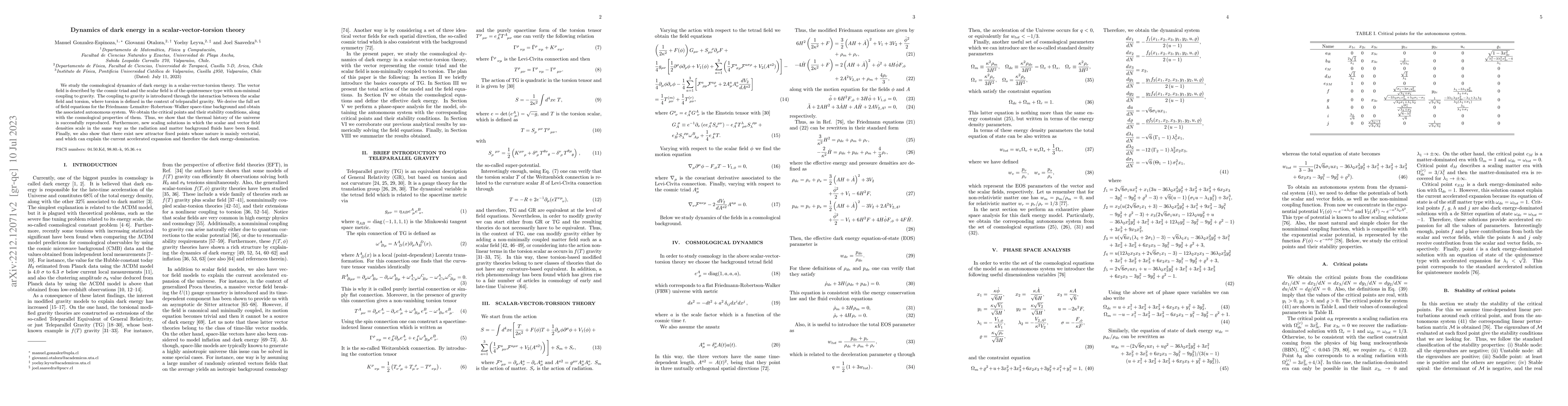 Thumbnail for Dynamics of dark energy in a scalar-vector-torsion theory