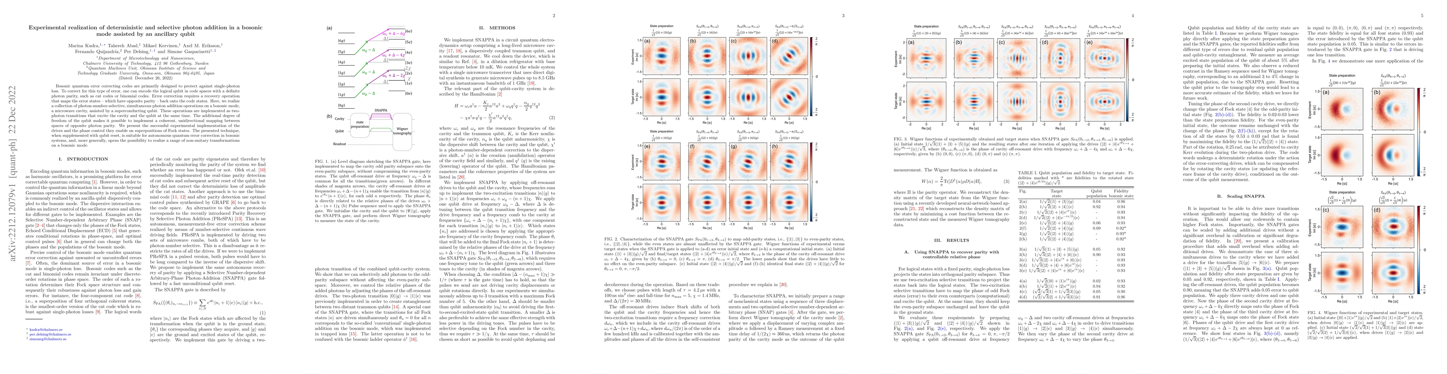 Thumbnail for Experimental realization of deterministic and selective photon addition
  in a bosonic mode assisted by an ancillary qubit