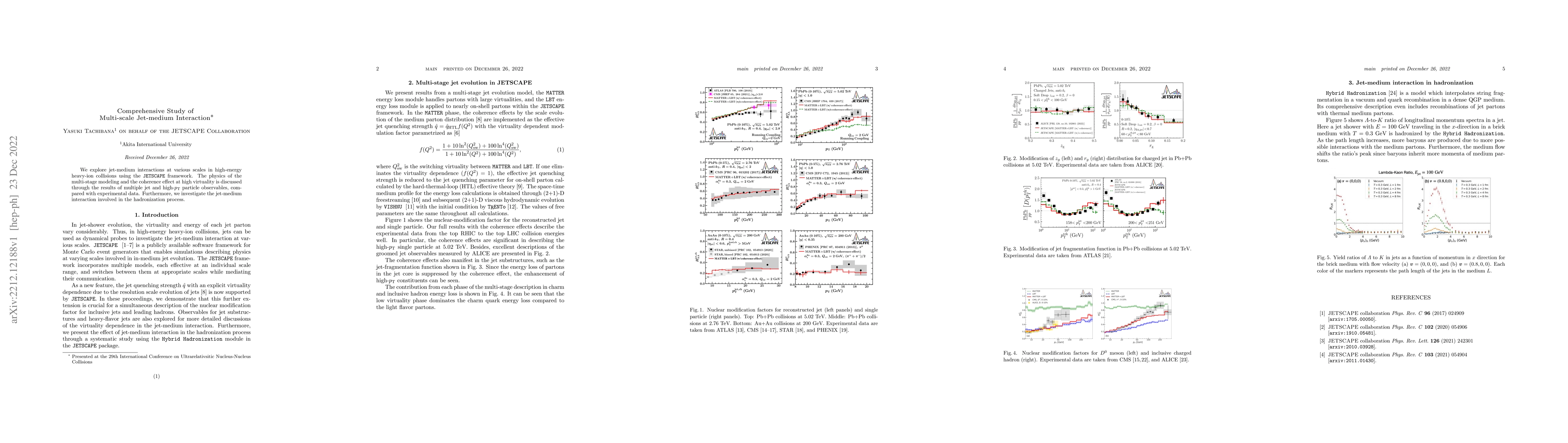 Thumbnail for Comprehensive Study of Multi-scale Jet-medium Interaction