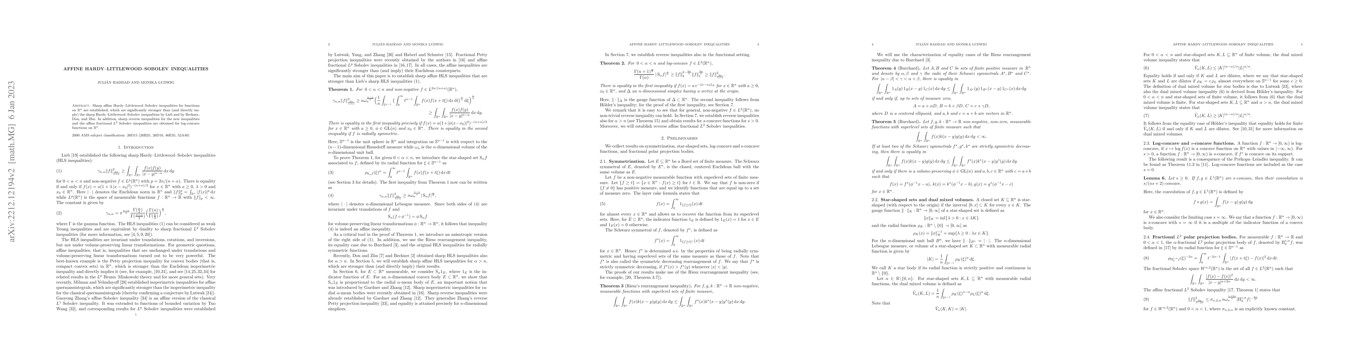 Thumbnail for Affine Hardy--Littlewood--Sobolev inequalities