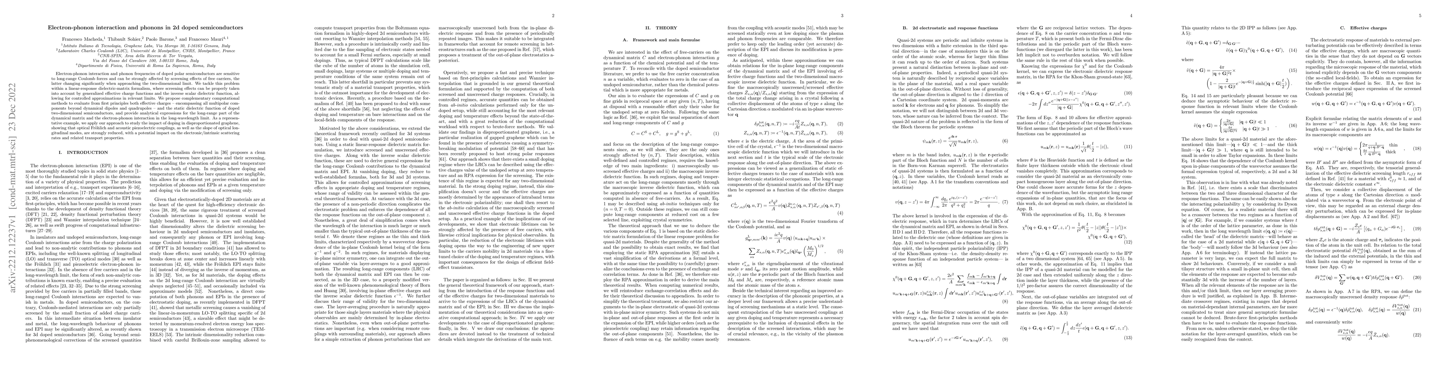 Thumbnail for Electron-phonon interaction and phonons in 2d doped semiconductors