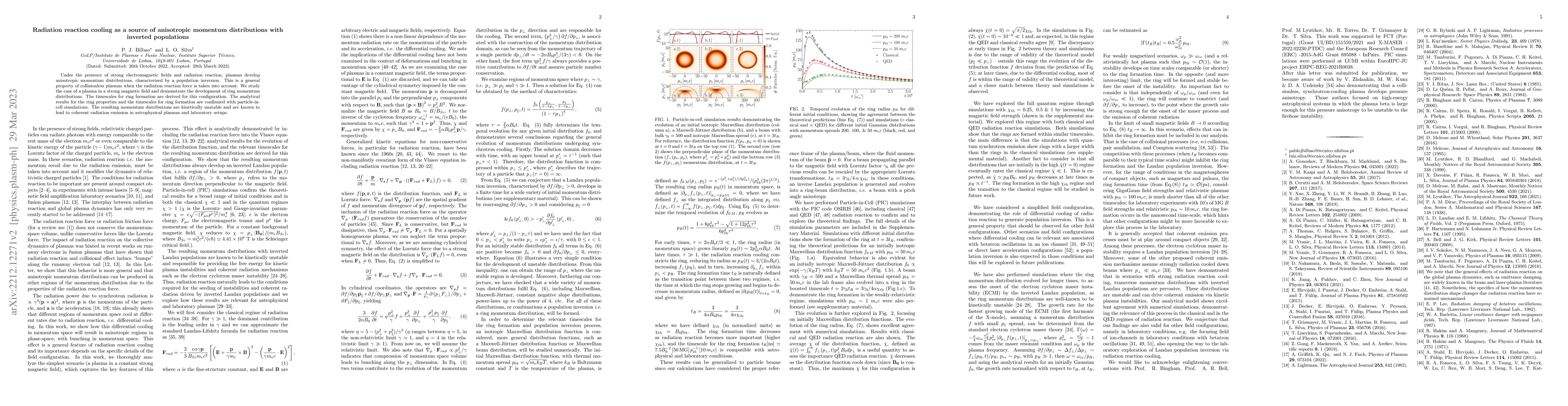 Thumbnail for Radiation reaction cooling as a source of anisotropic momentum
  distributions with inverted populations