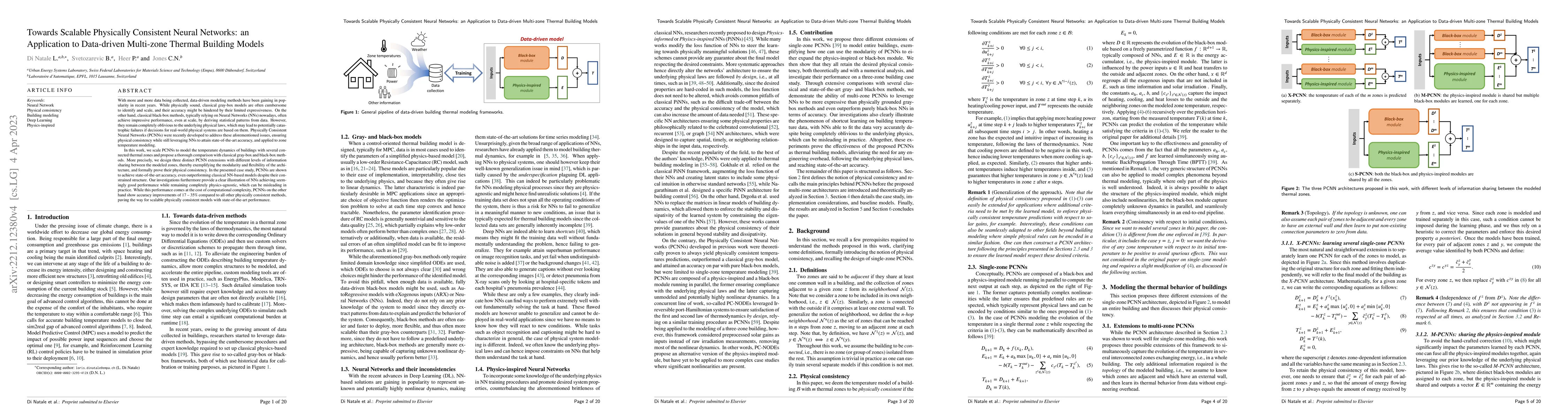 Thumbnail for Towards Scalable Physically Consistent Neural Networks: an Application
  to Data-driven Multi-zone Thermal Building Models