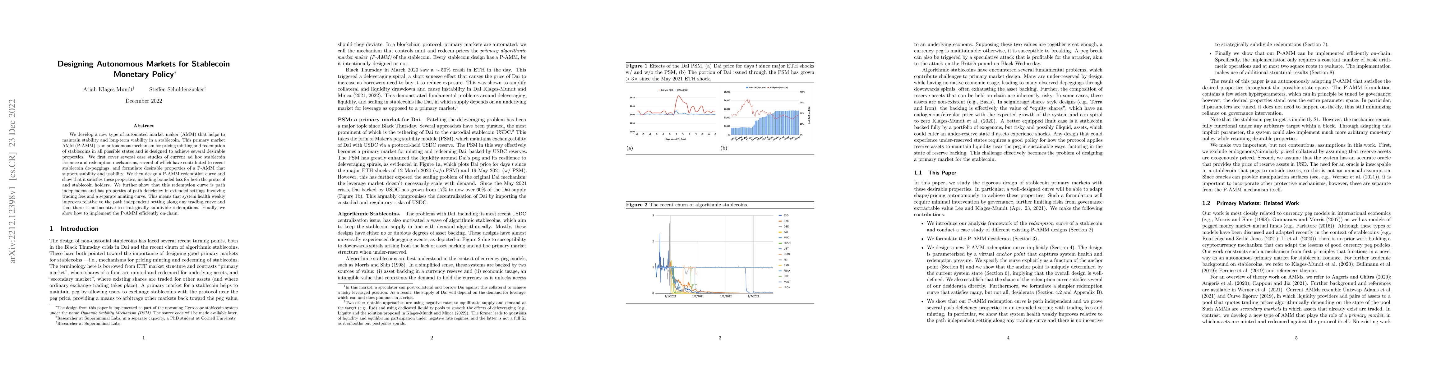 Thumbnail for Designing Autonomous Markets for Stablecoin Monetary Policy