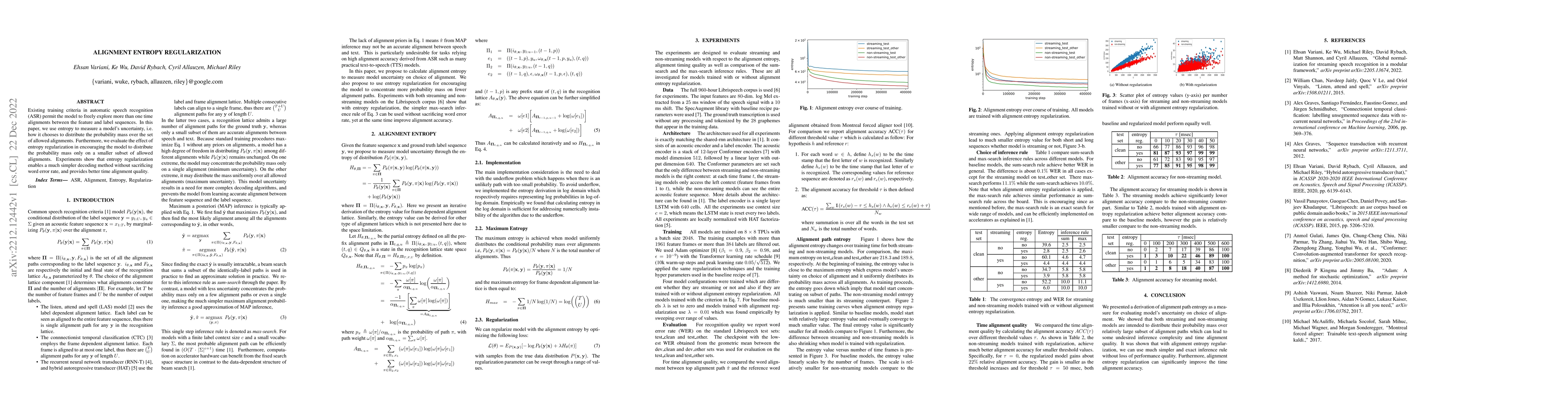 Thumbnail for Alignment Entropy Regularization