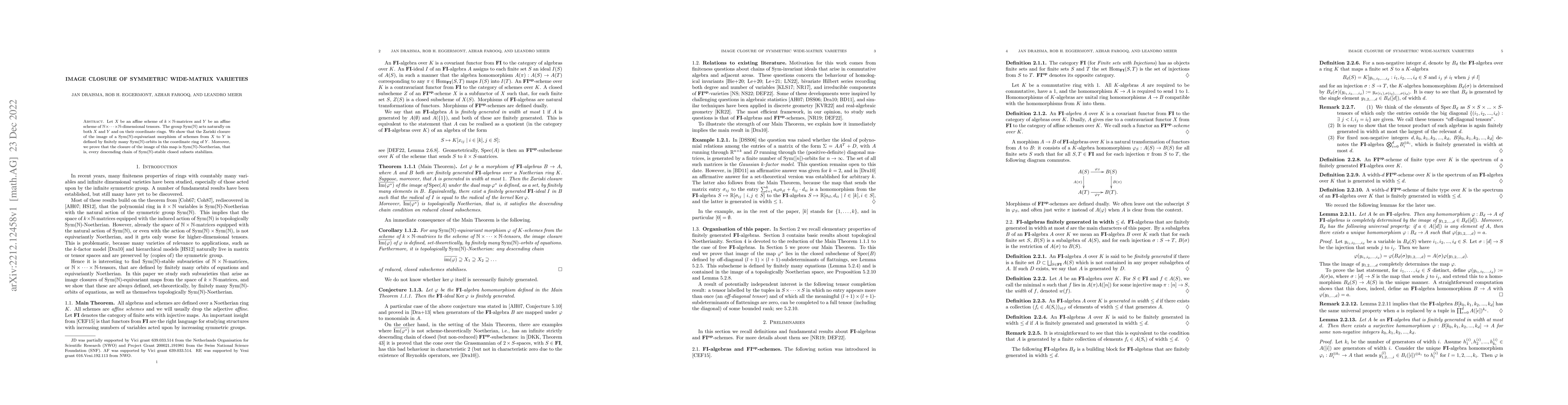 Thumbnail for Image closure of symmetric wide-matrix varieties