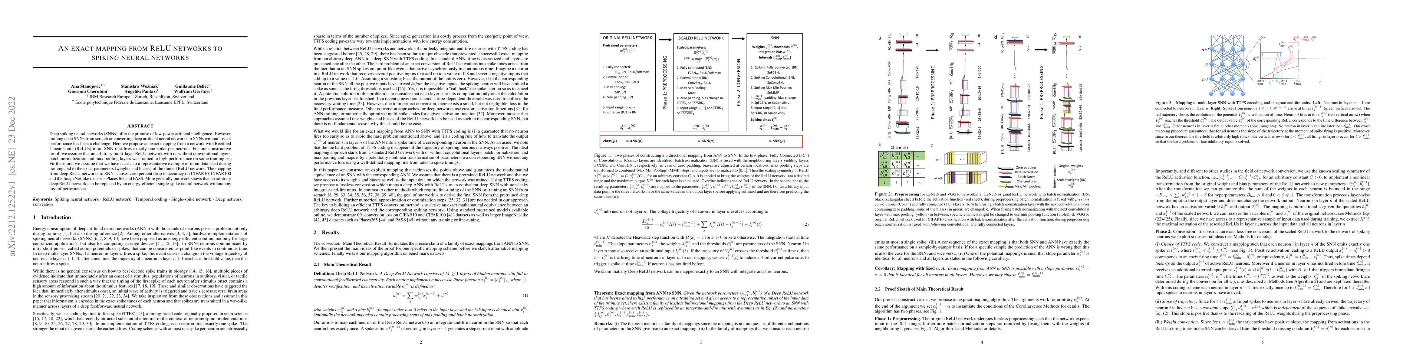 Thumbnail for An Exact Mapping From ReLU Networks to Spiking Neural Networks