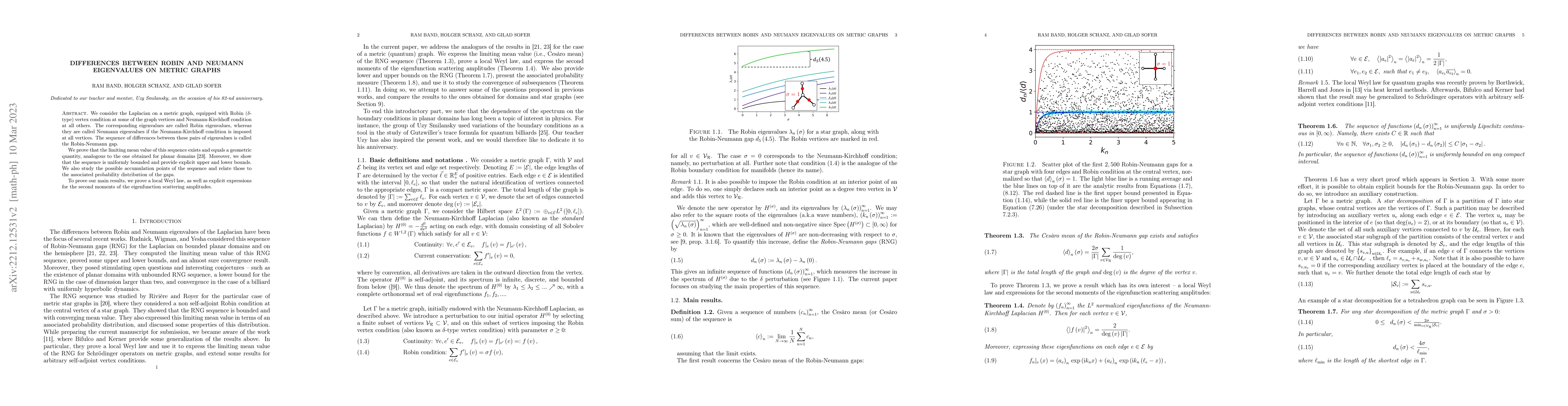 Thumbnail for Differences between Robin and Neumann eigenvalues on metric graphs