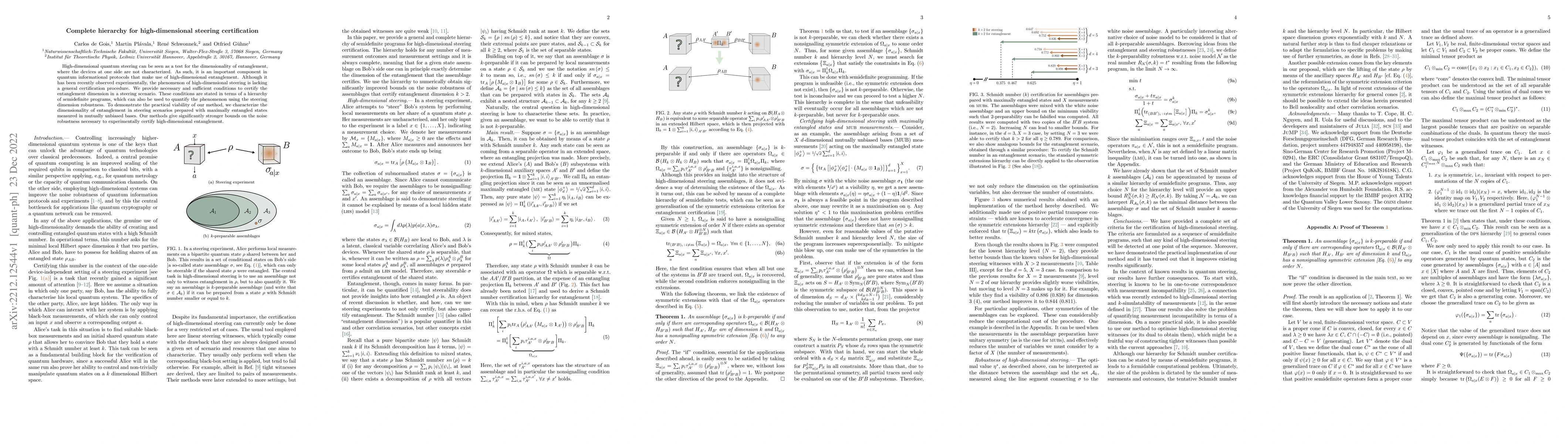 Thumbnail for Complete hierarchy for high-dimensional steering certification