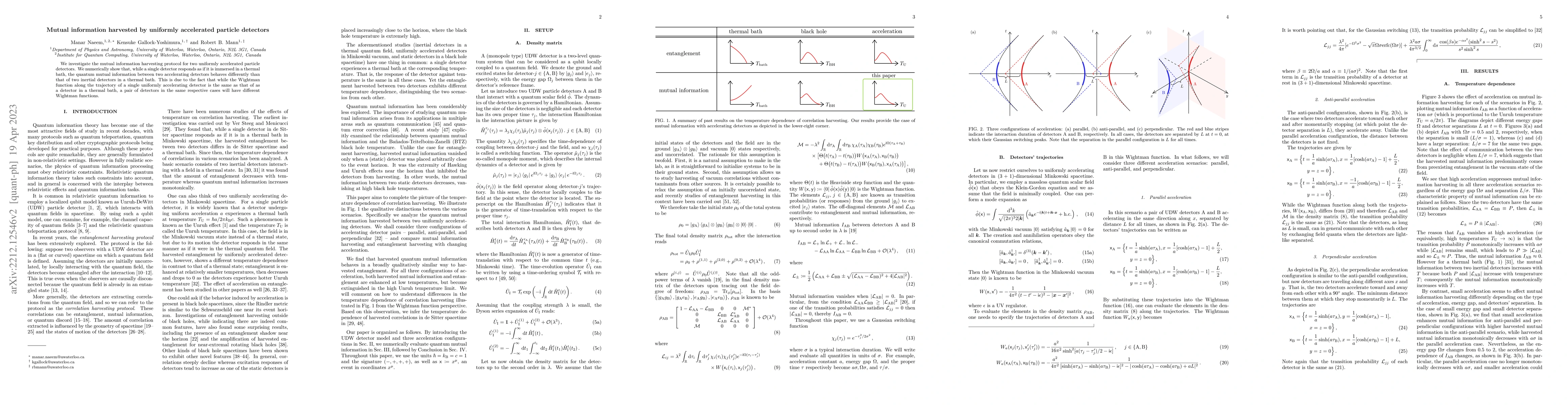 Thumbnail for Mutual information harvested by uniformly accelerated particle detectors