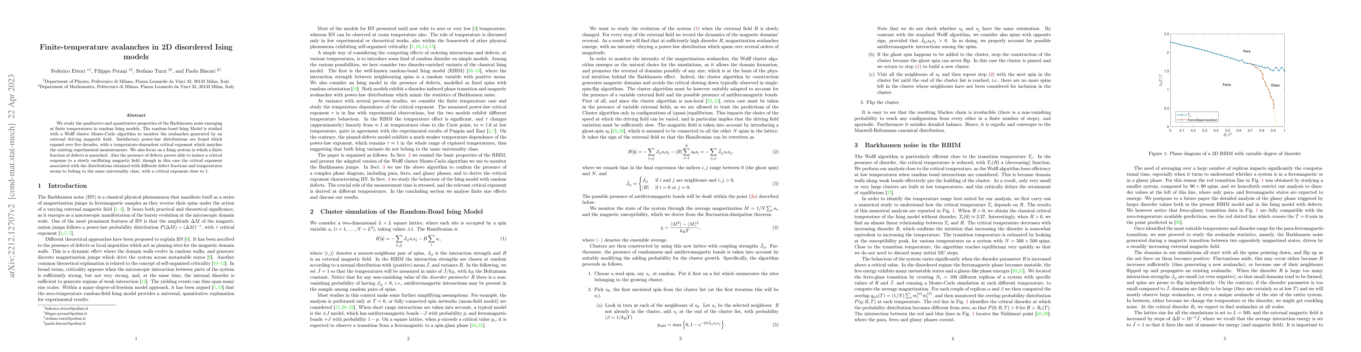 Thumbnail for Finite-temperature avalanches in 2D disordered Ising models