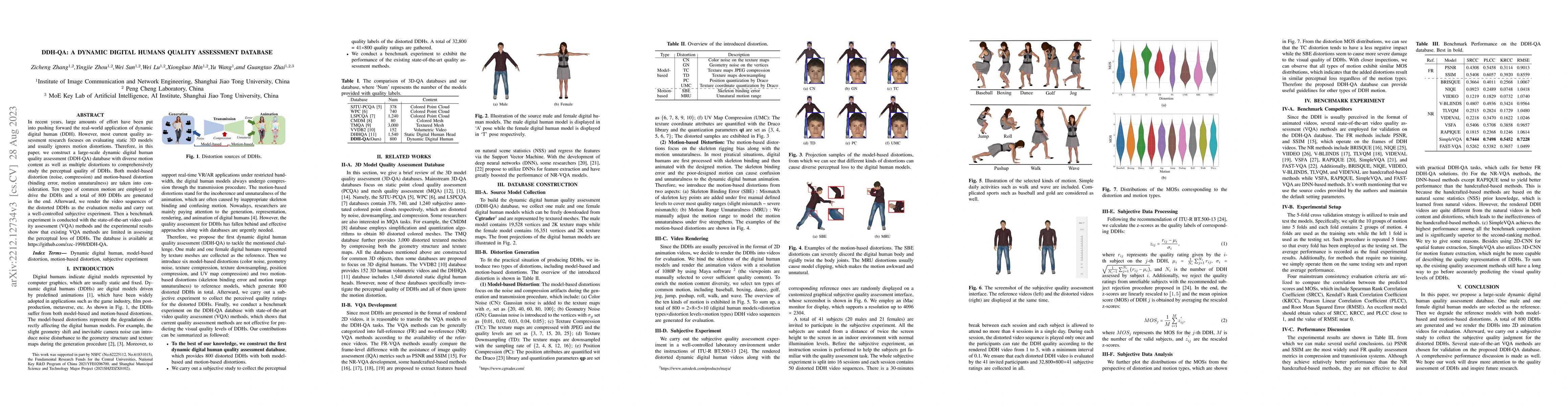 Thumbnail for DDH-QA: A Dynamic Digital Humans Quality Assessment Database