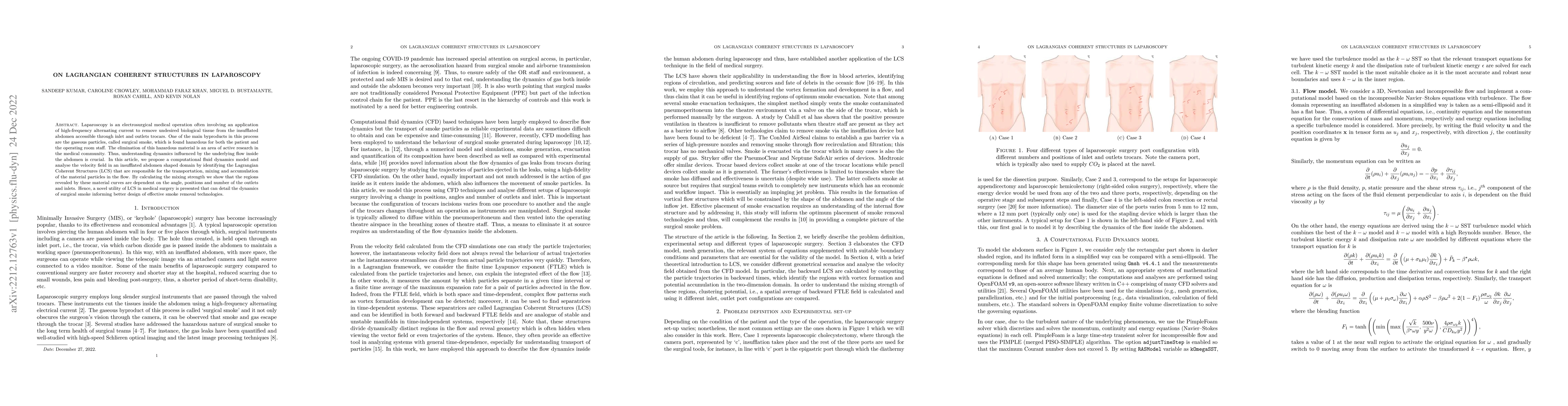 Thumbnail for On Lagrangian Coherent Structures in Laparoscopy