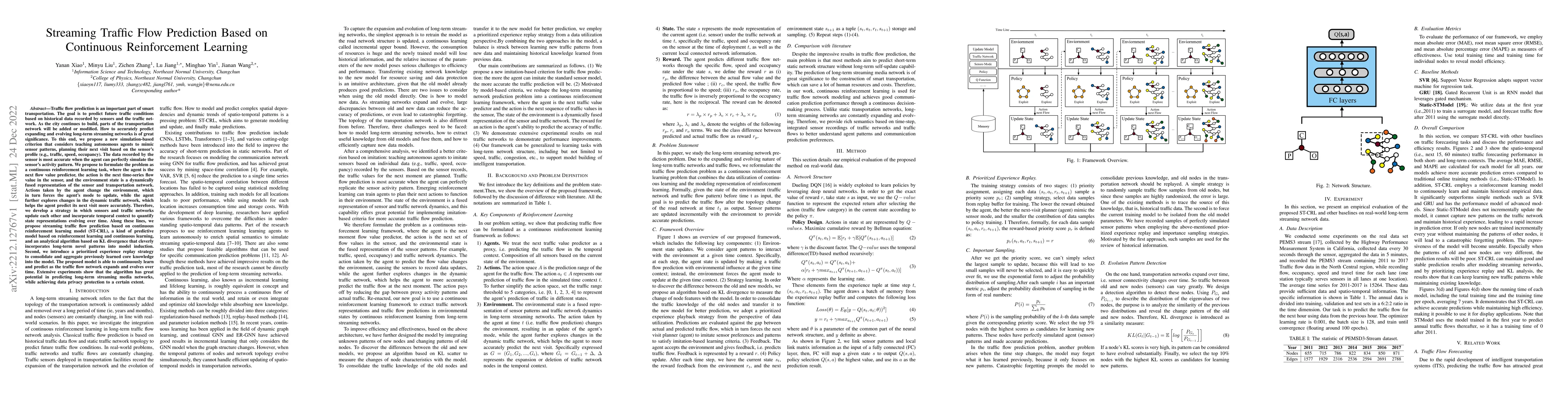 Thumbnail for Streaming Traffic Flow Prediction Based on Continuous Reinforcement
  Learning