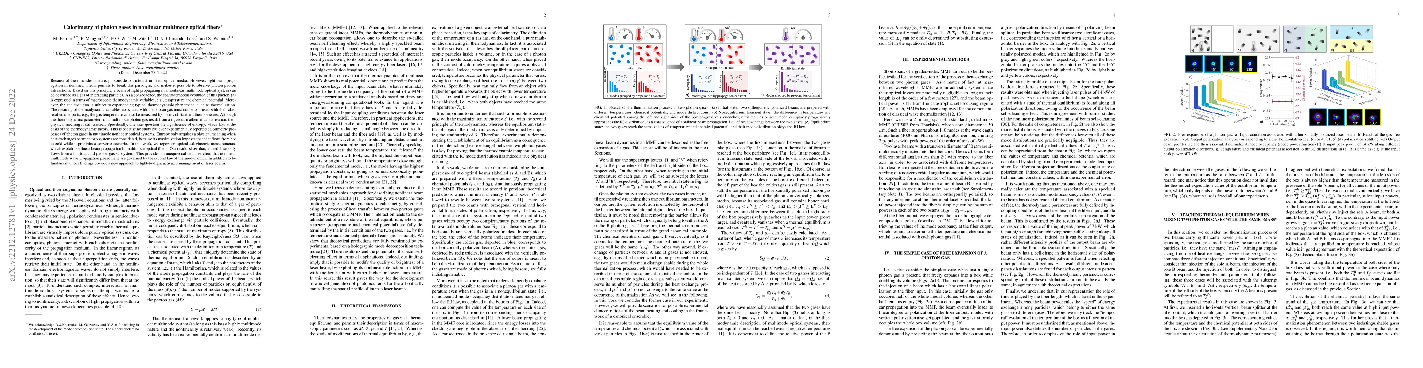 Thumbnail for Calorimetry of photon gases in nonlinear multimode optical fibers