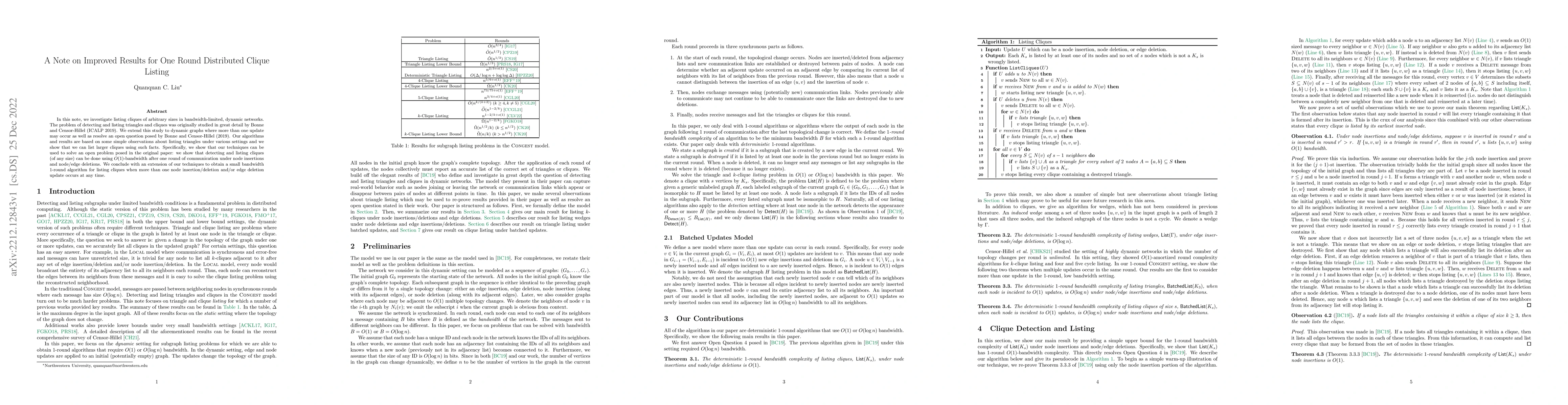 Thumbnail for A Note on Improved Results for One Round Distributed Clique Listing