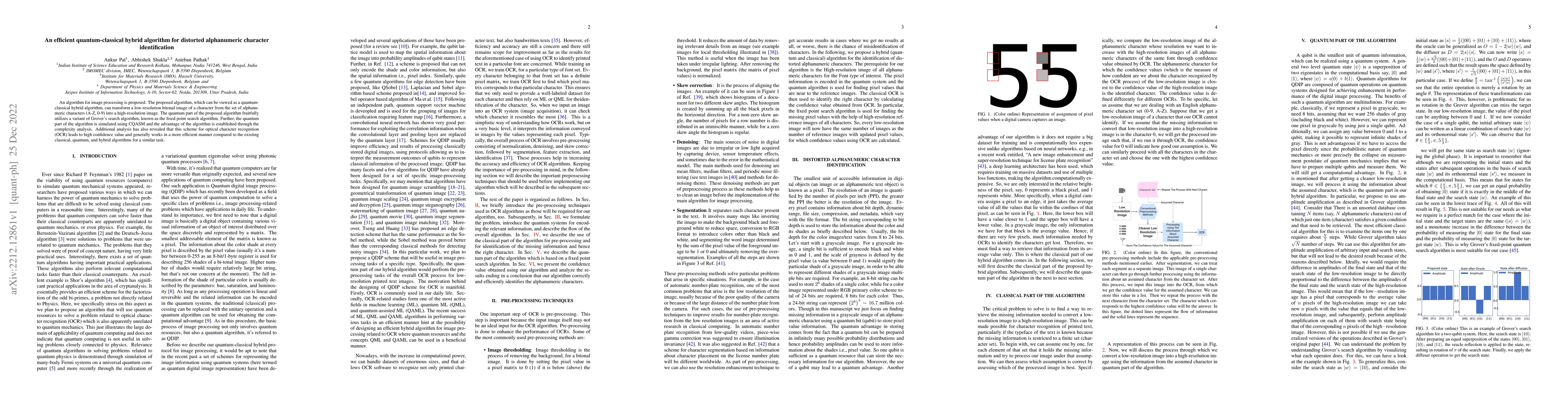 Thumbnail for An efficient quantum-classical hybrid algorithm for distorted
  alphanumeric character identification