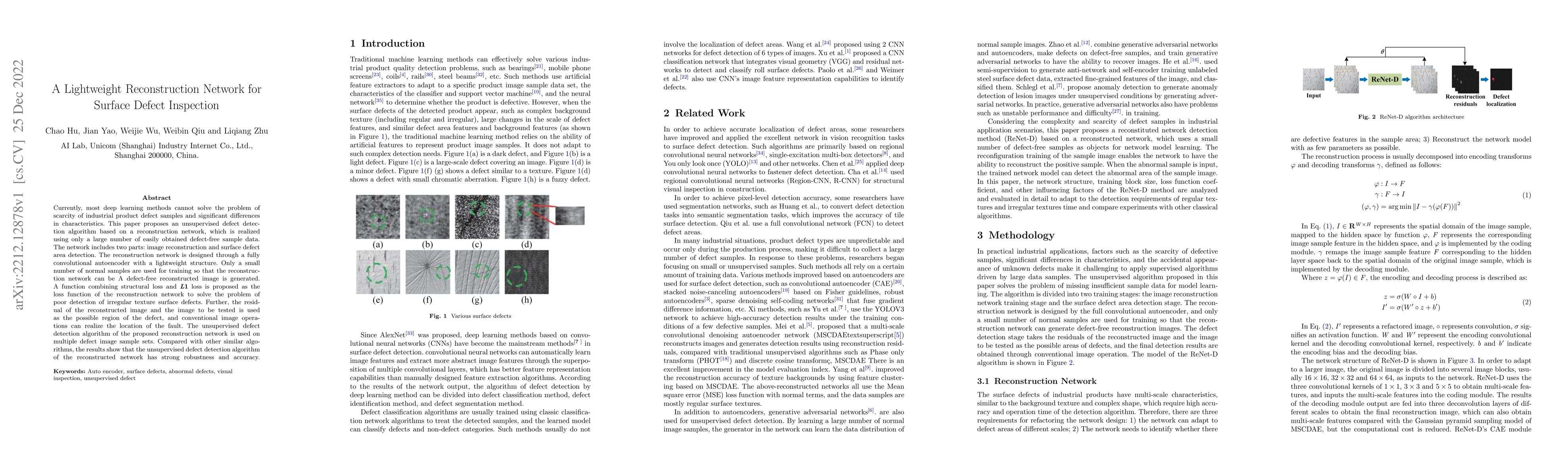 Thumbnail for A Lightweight Reconstruction Network for Surface Defect Inspection