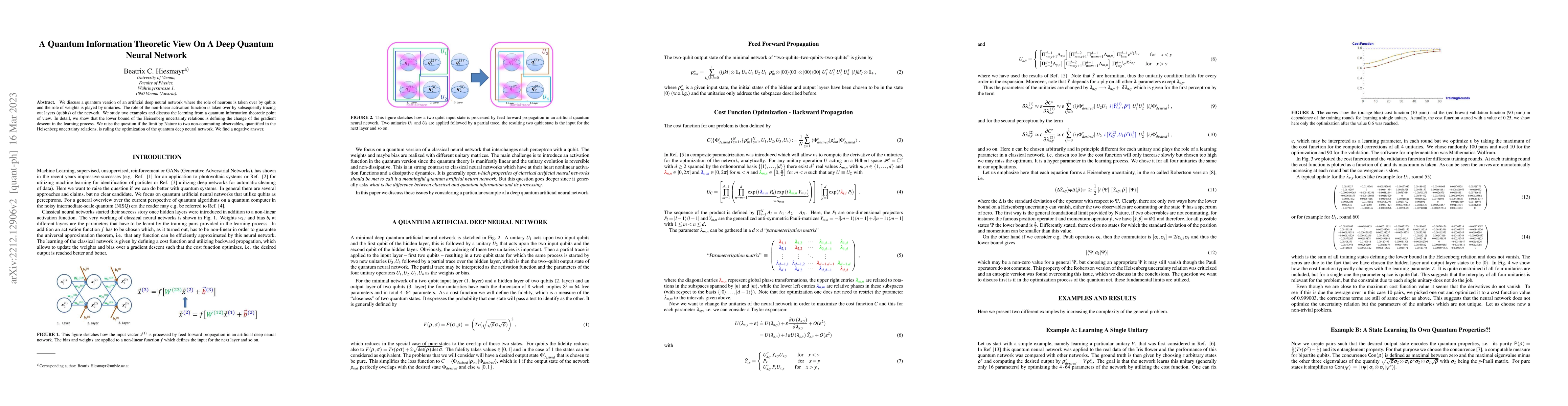 Thumbnail for A Quantum Information Theoretic View On A Deep Quantum Neural Network