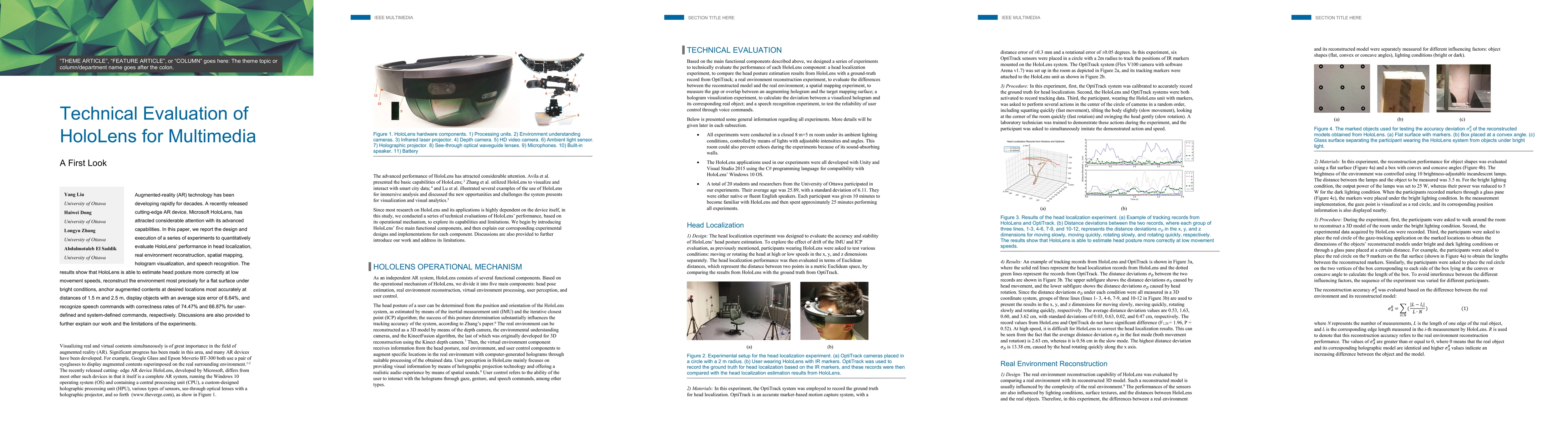 Thumbnail for Technical Evaluation of HoloLens for Multimedia: A First Look