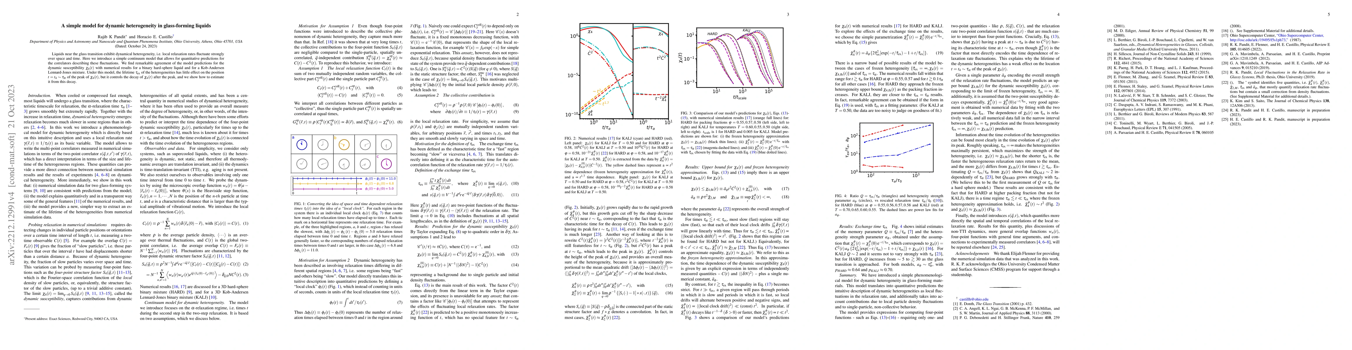 Thumbnail for A simple model for dynamic heterogeneity in glass-forming liquids