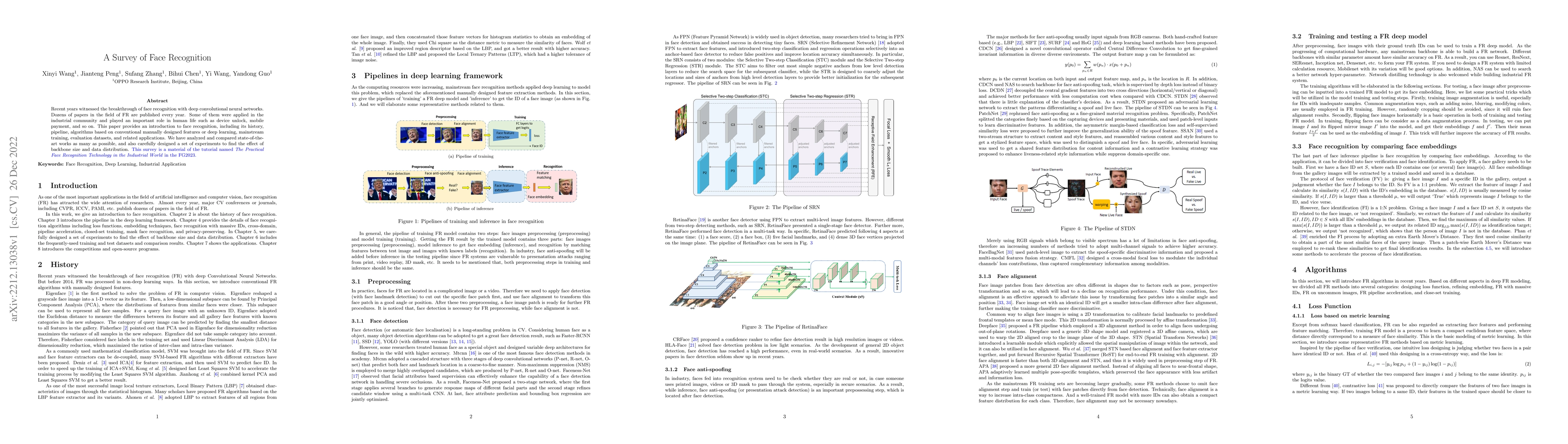 Thumbnail for A Survey of Face Recognition