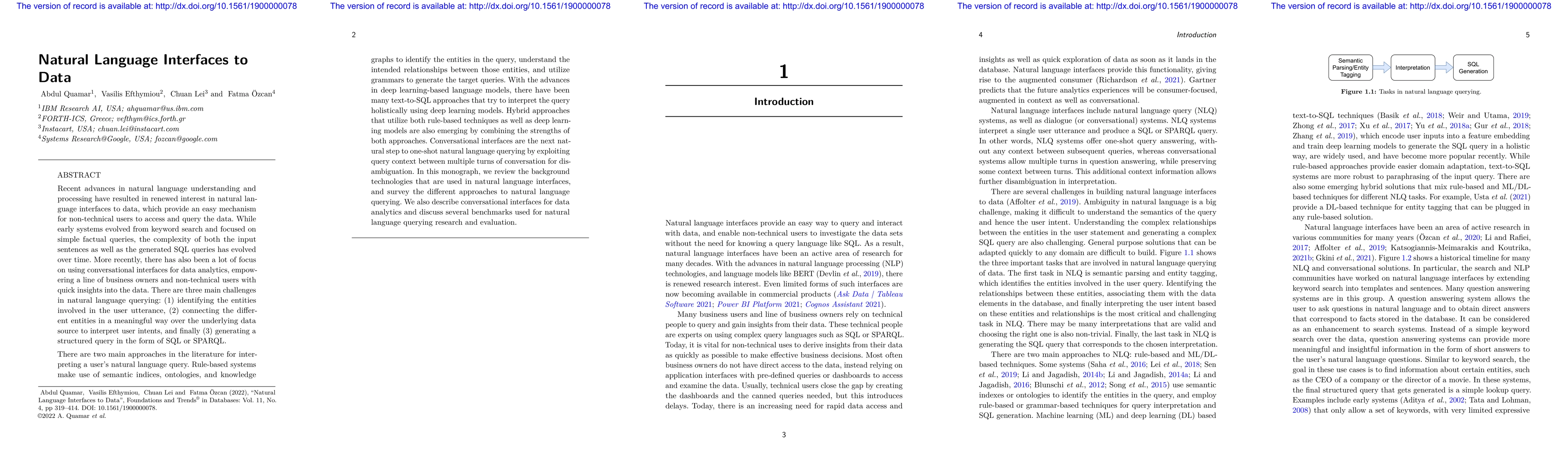 Thumbnail for Natural Language Interfaces to Data