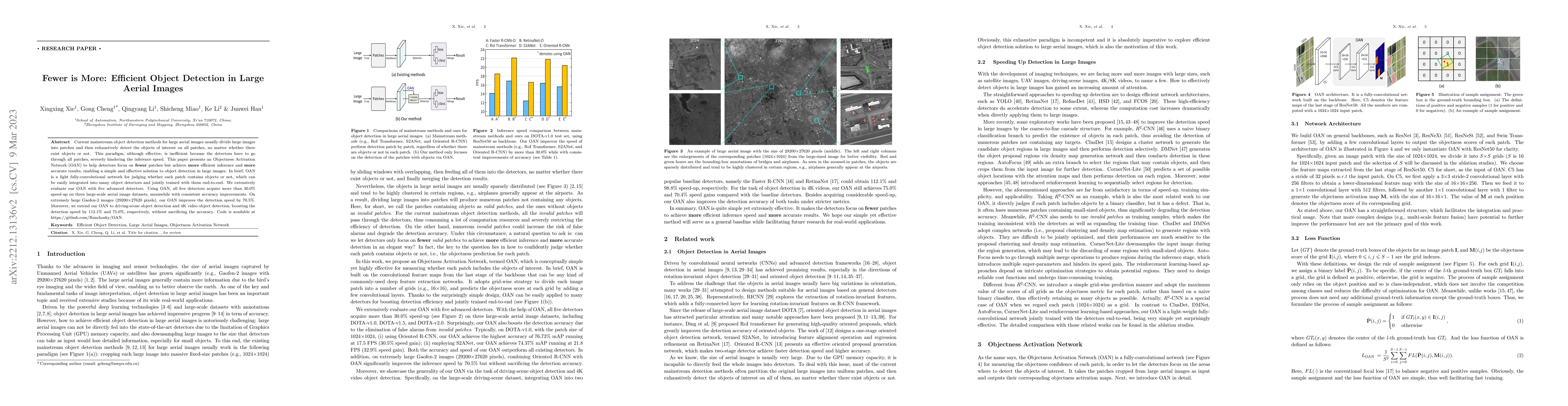 Thumbnail for Fewer is More: Efficient Object Detection in Large Aerial Images