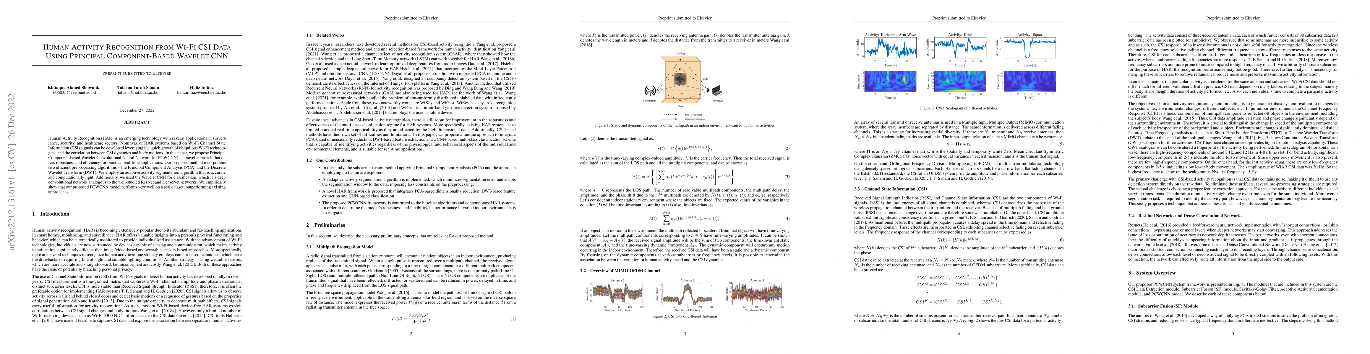 Thumbnail for Human Activity Recognition from Wi-Fi CSI Data Using Principal
  Component-Based Wavelet CNN