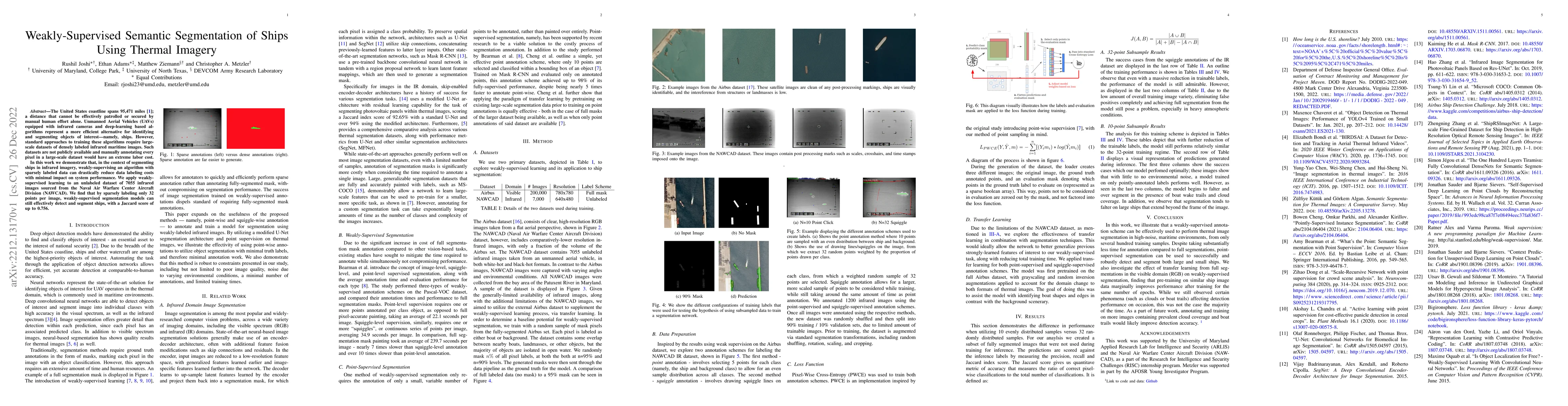 Thumbnail for Weakly-Supervised Semantic Segmentation of Ships Using Thermal Imagery