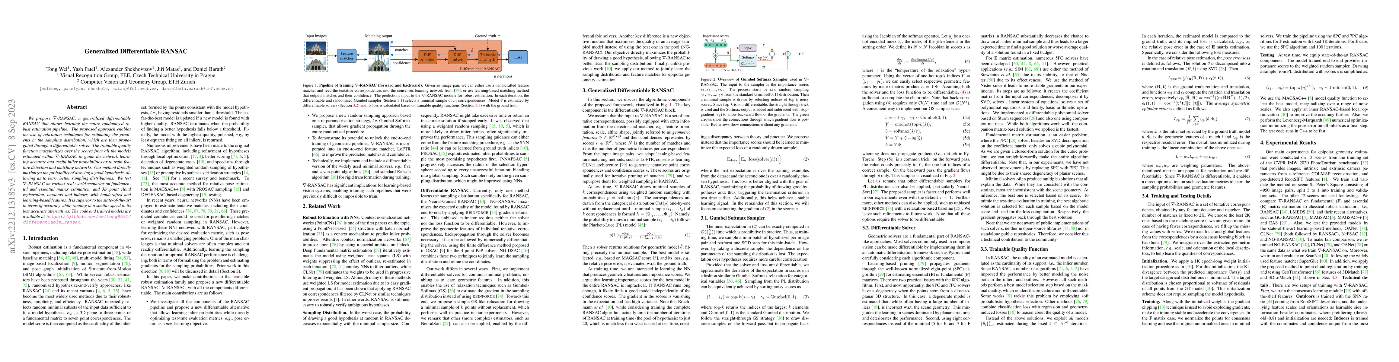 Thumbnail for Generalized Differentiable RANSAC