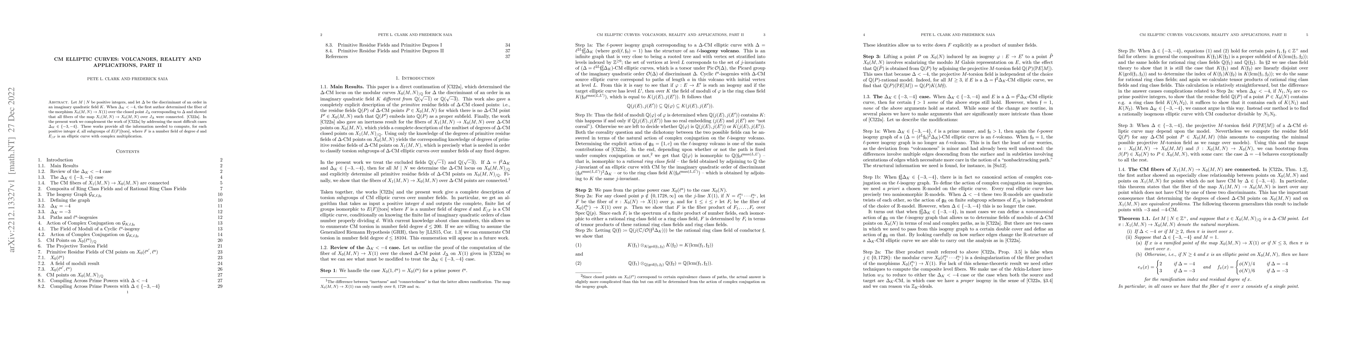 Thumbnail for CM Elliptic Curves: Volcanoes, Reality and Applications, Part II