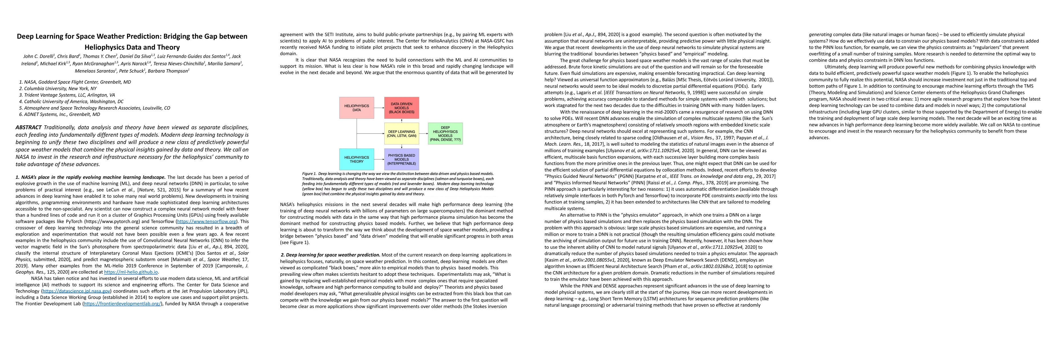 Thumbnail for Deep Learning for Space Weather Prediction: Bridging the Gap between
  Heliophysics Data and Theory
